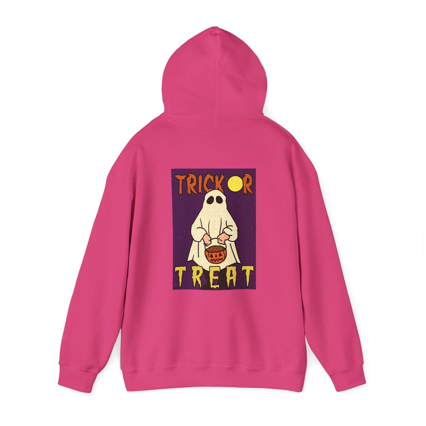 Sweat à capuche unisexe - Motif « Trick or Treat Ghost » 