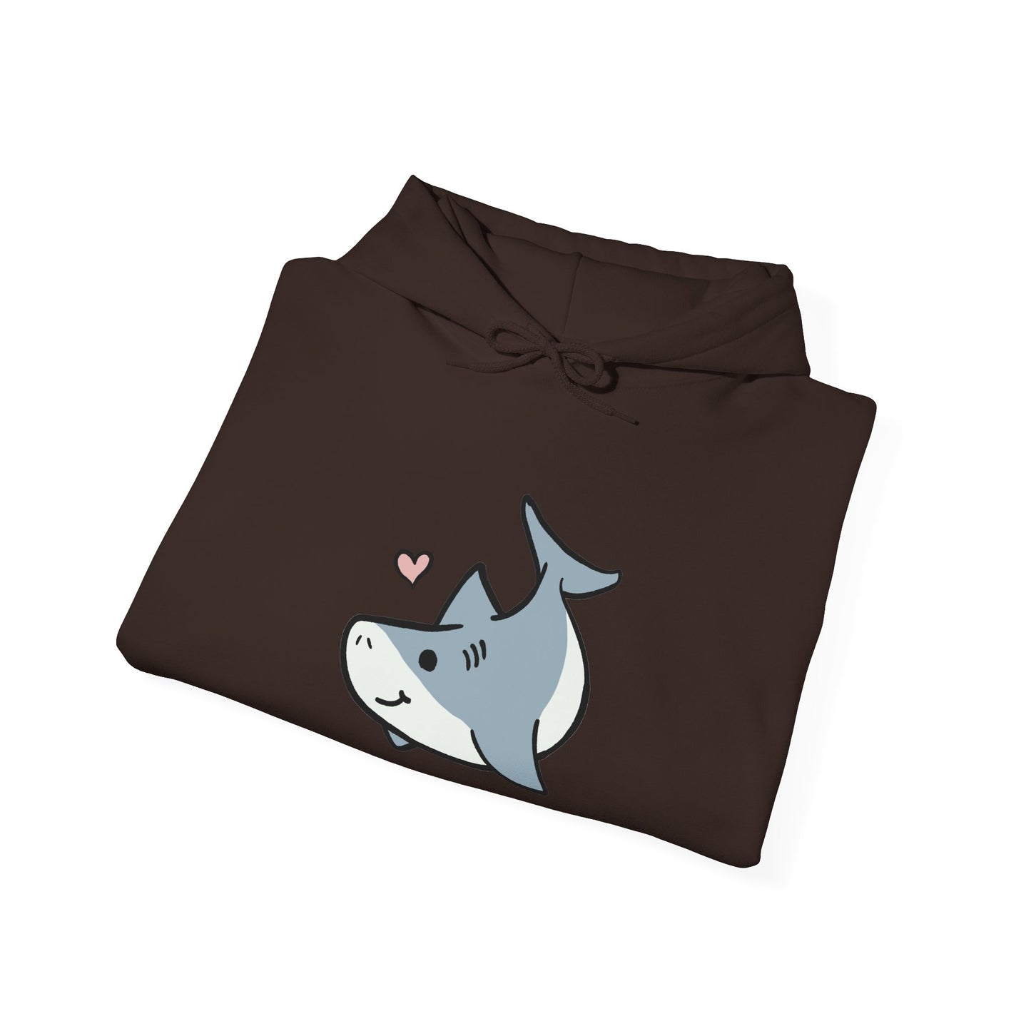 Sweat à capuche unisexe - Love Shark - Aliquos 