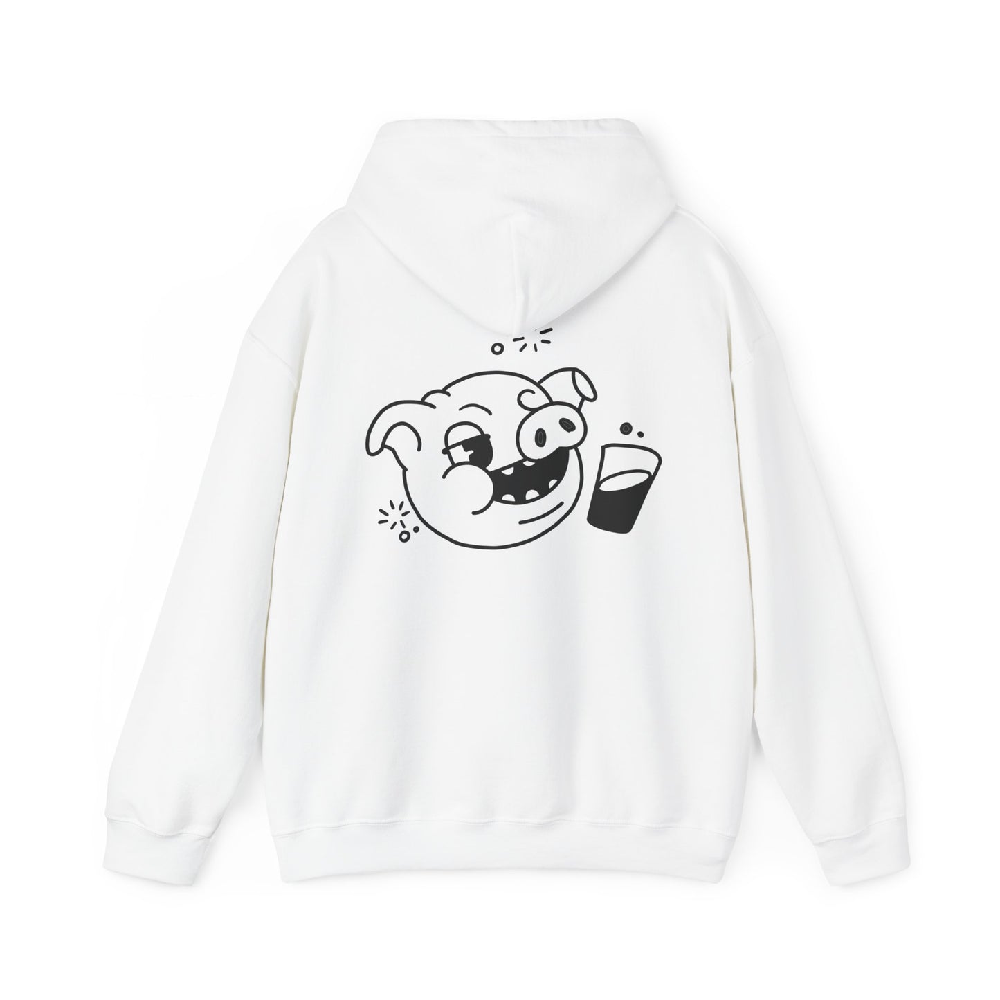 Drunken Piggy Unisex Hooded Sweatshirt - ALIQUOS