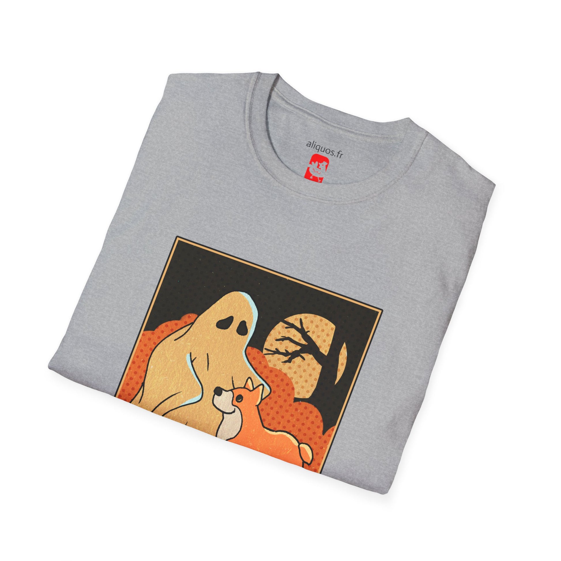 Unisex T-Shirt - 'Dogs won't ghost you' - ALIQUOS