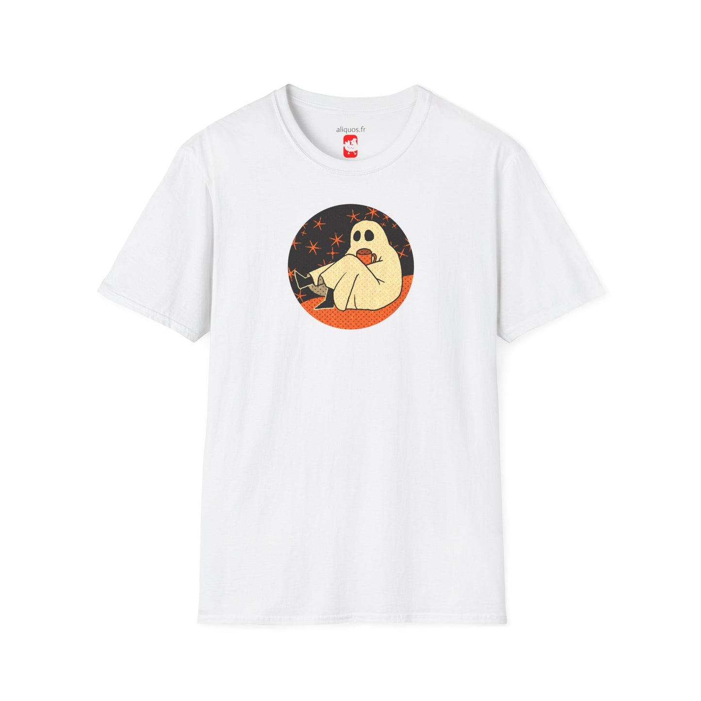 Unisex T-Shirt - 'Moonlit Coffee' Design