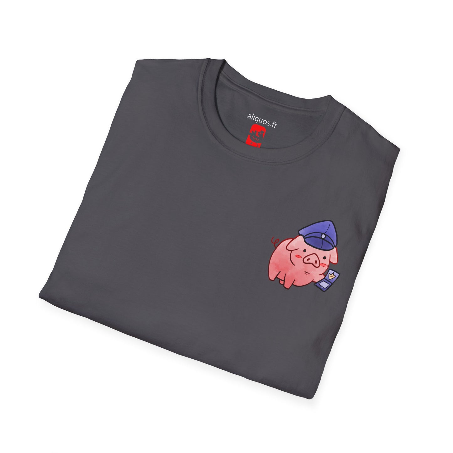 Unisex T-Shirt - Officer Piggy -  Aliquos