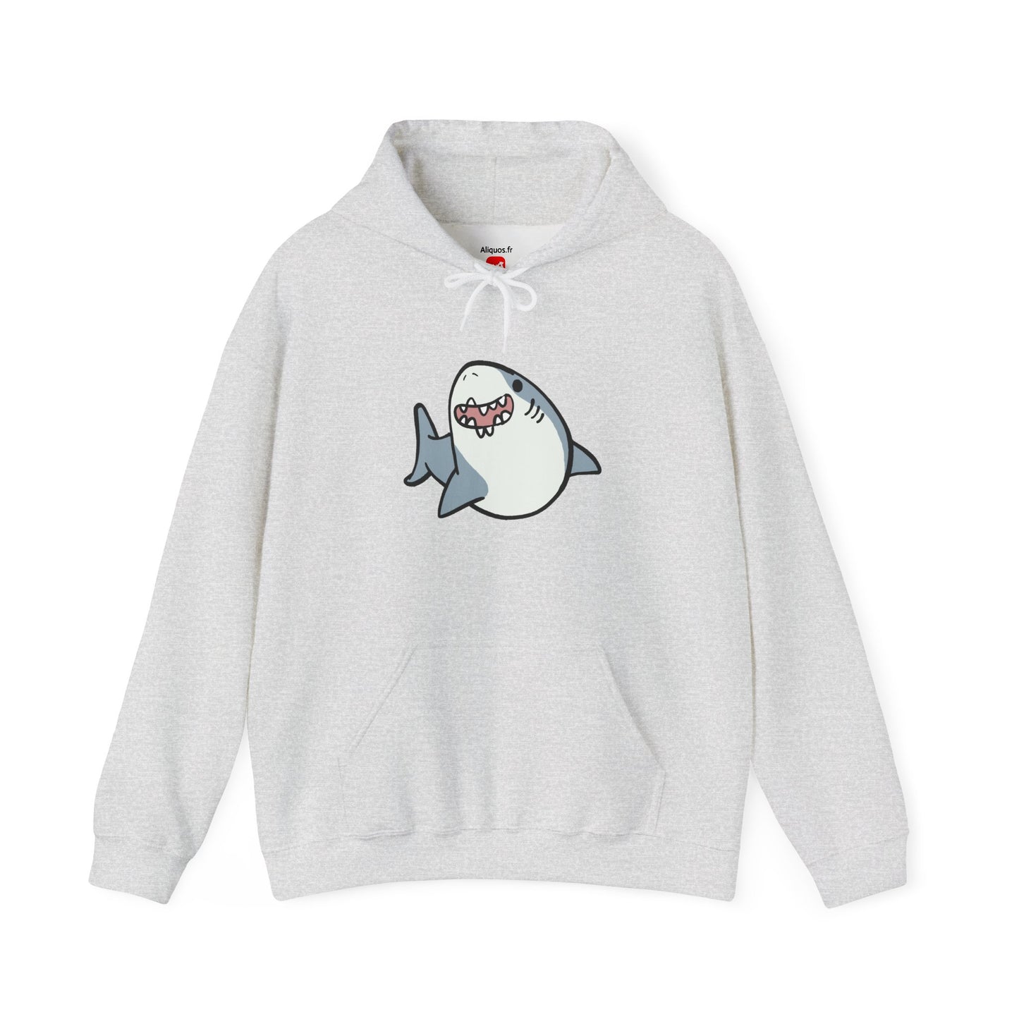 Sweat à capuche unisexe - Happy Shark - Aliquos 
