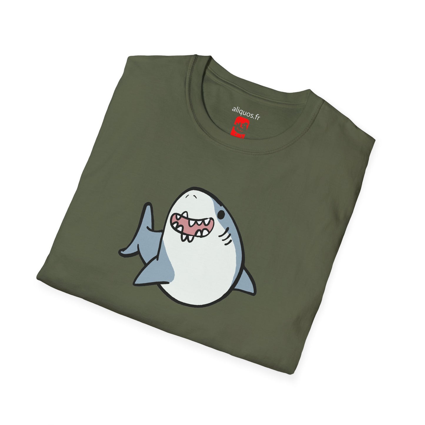T-shirt unisexe - Requin heureux - Aliquos 