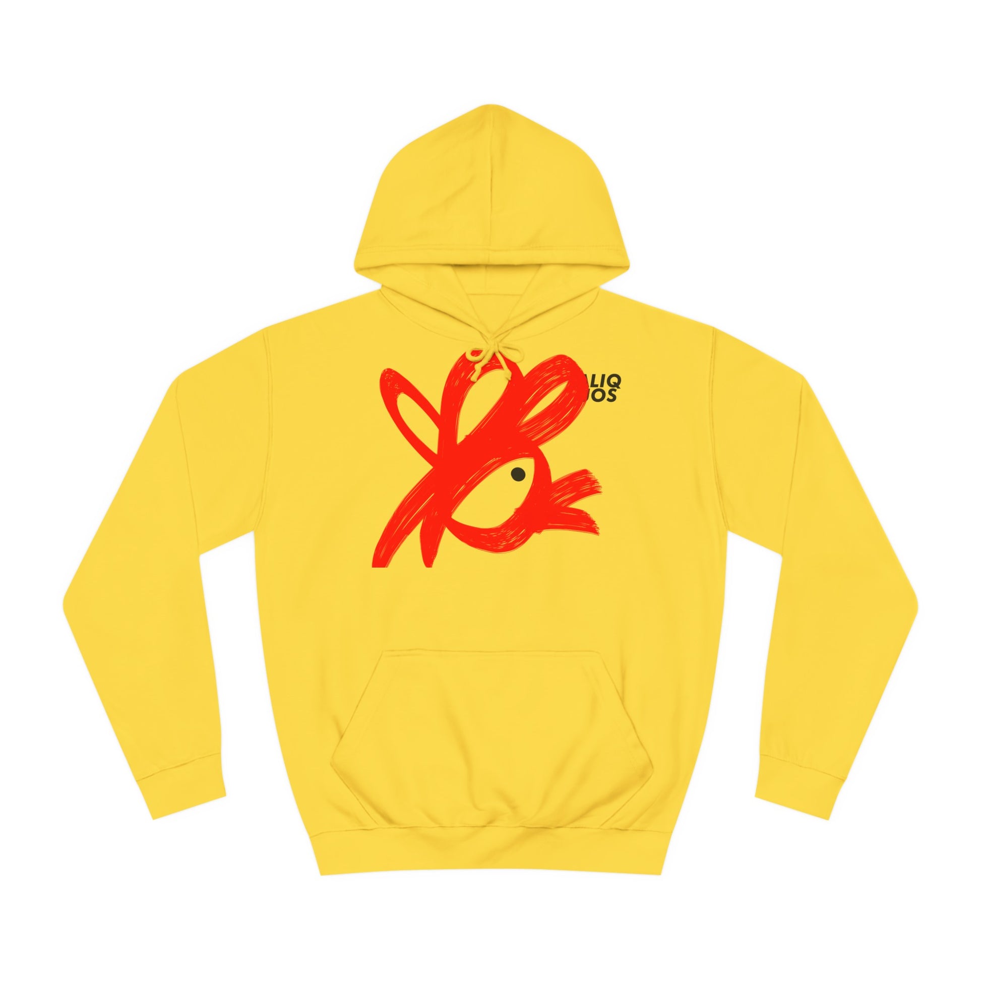 Unisex College Hoodie Painted Chicken - ALIQUOS