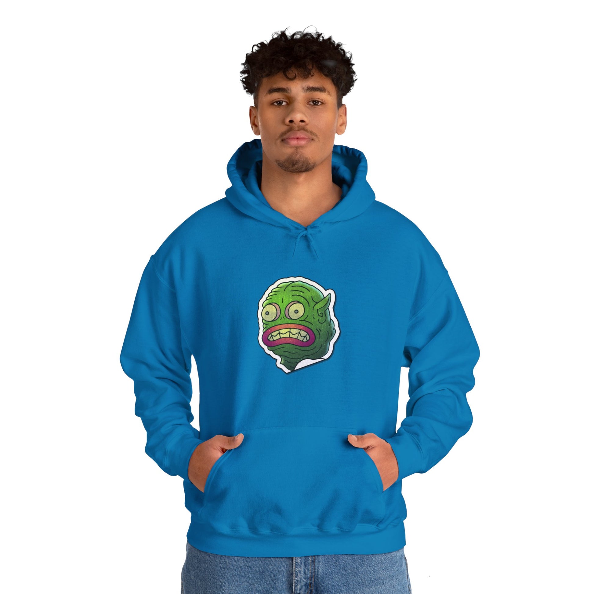 Unisex Hooded Sweatshirt - Water Monster Design - ALIQUOS