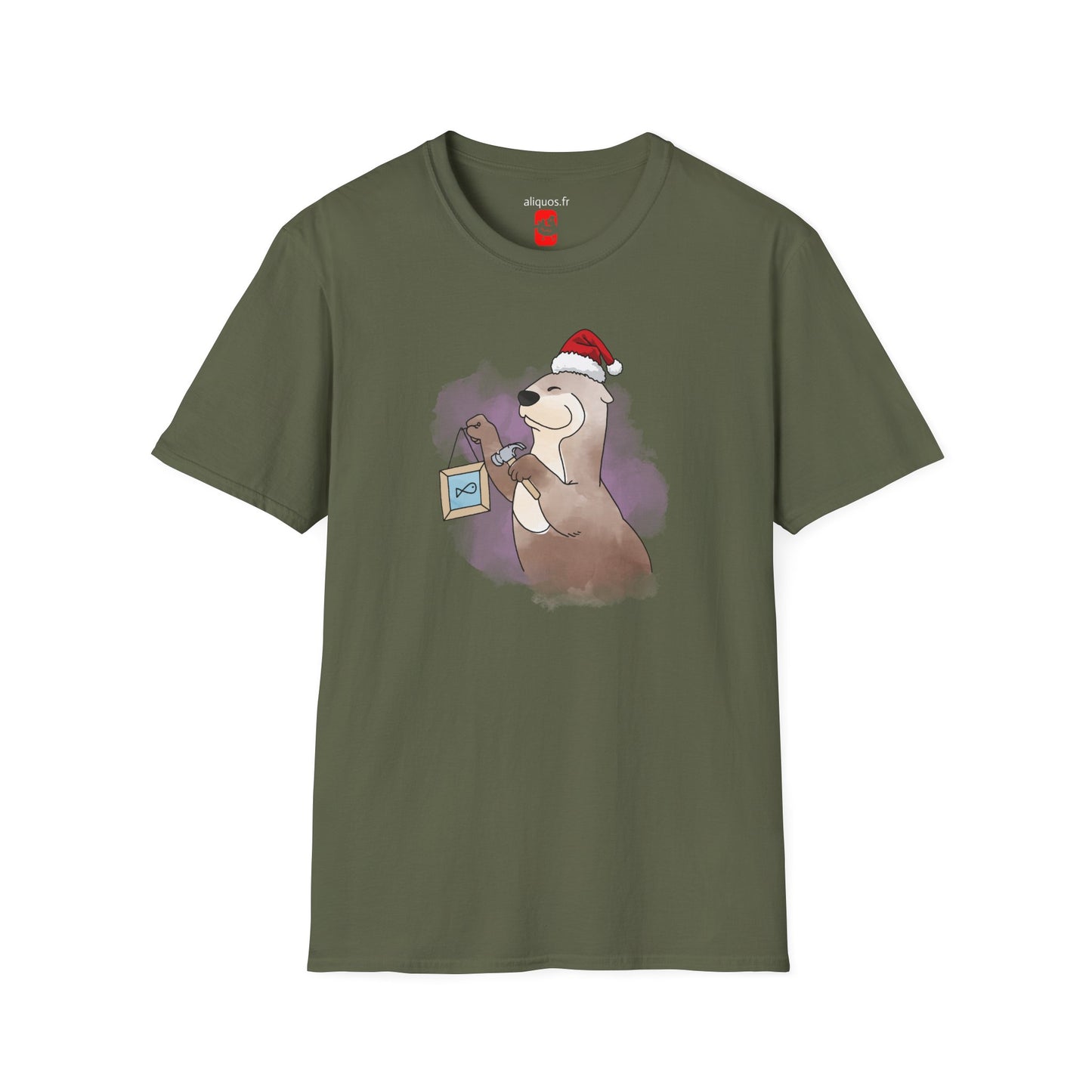 Unisex T-Shirt - Christmas Otter 14
