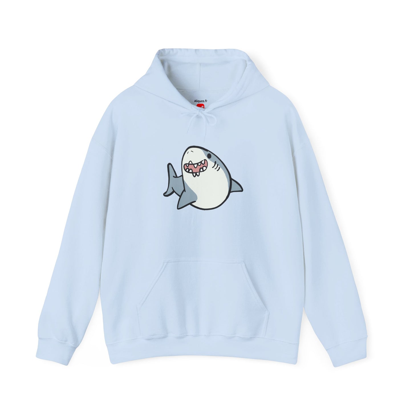 Sweat à capuche unisexe - Happy Shark - Aliquos 