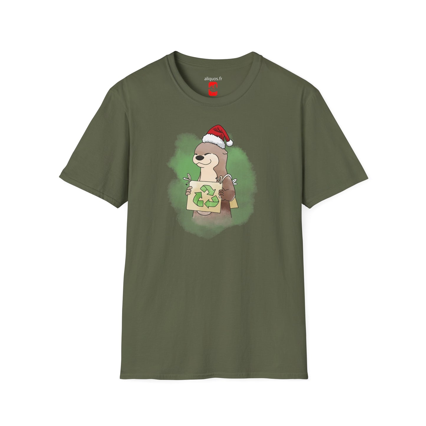 Unisex T-Shirt - Christmas Otter 5
