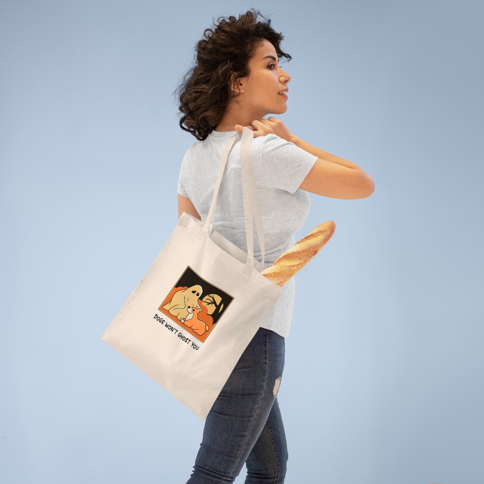 Tote Bag - 'Dogs Won't Ghost You' - ALIQUOS