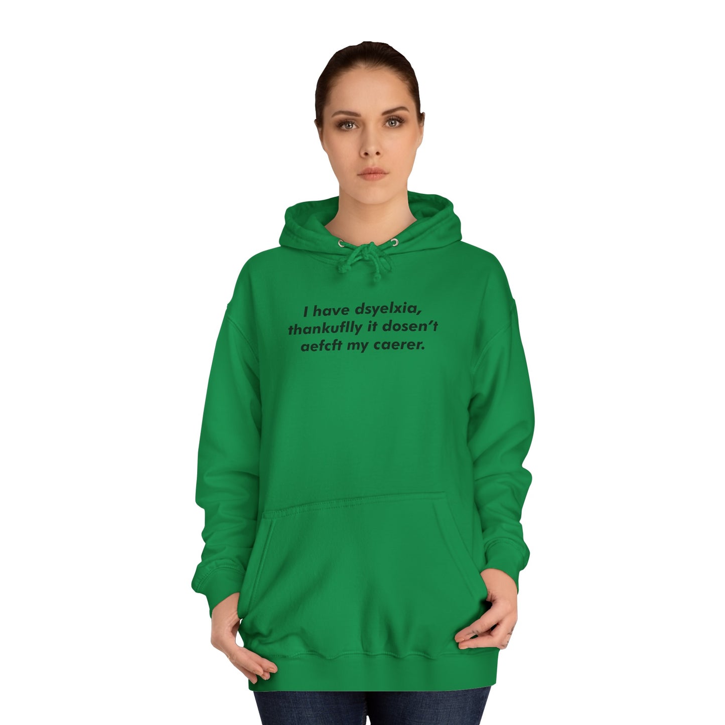 Unisex College Hoodie Dsylexia - ALIQUOS