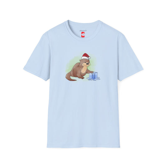 Unisex T-Shirt - Christmas Otter 9