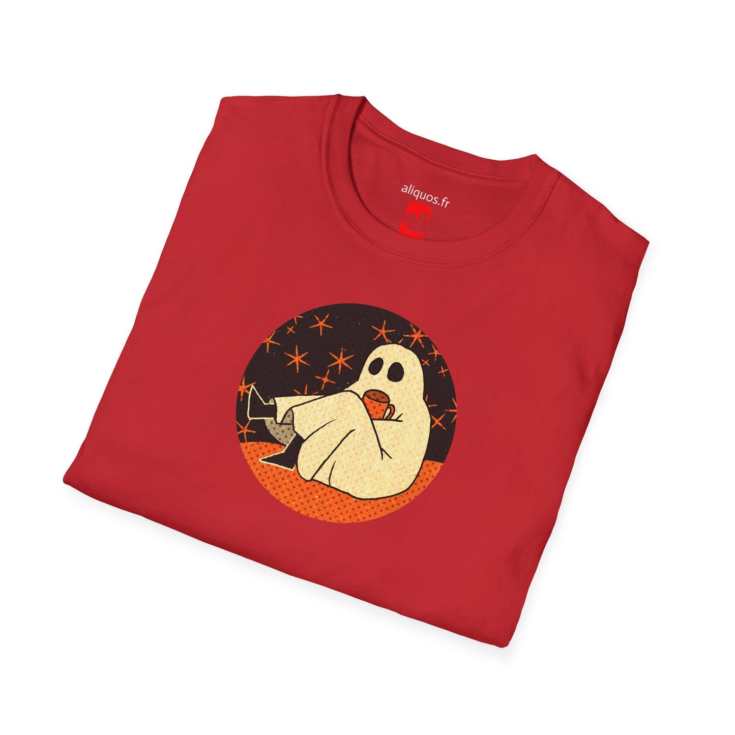 Unisex T-Shirt - 'Moonlit Coffee' Design