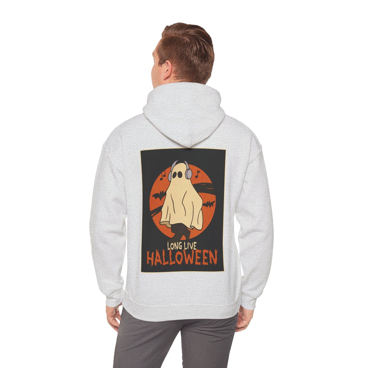 Sweat à capuche unisexe - Motif « Fantôme musical » 