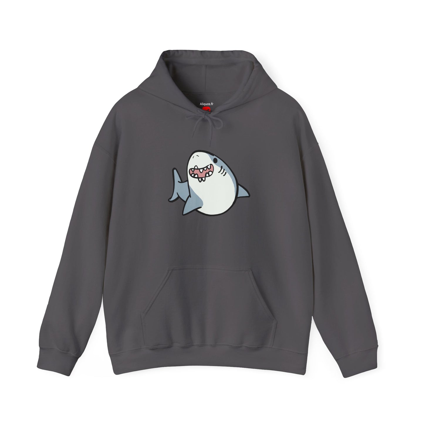 Sweat à capuche unisexe - Happy Shark - Aliquos 