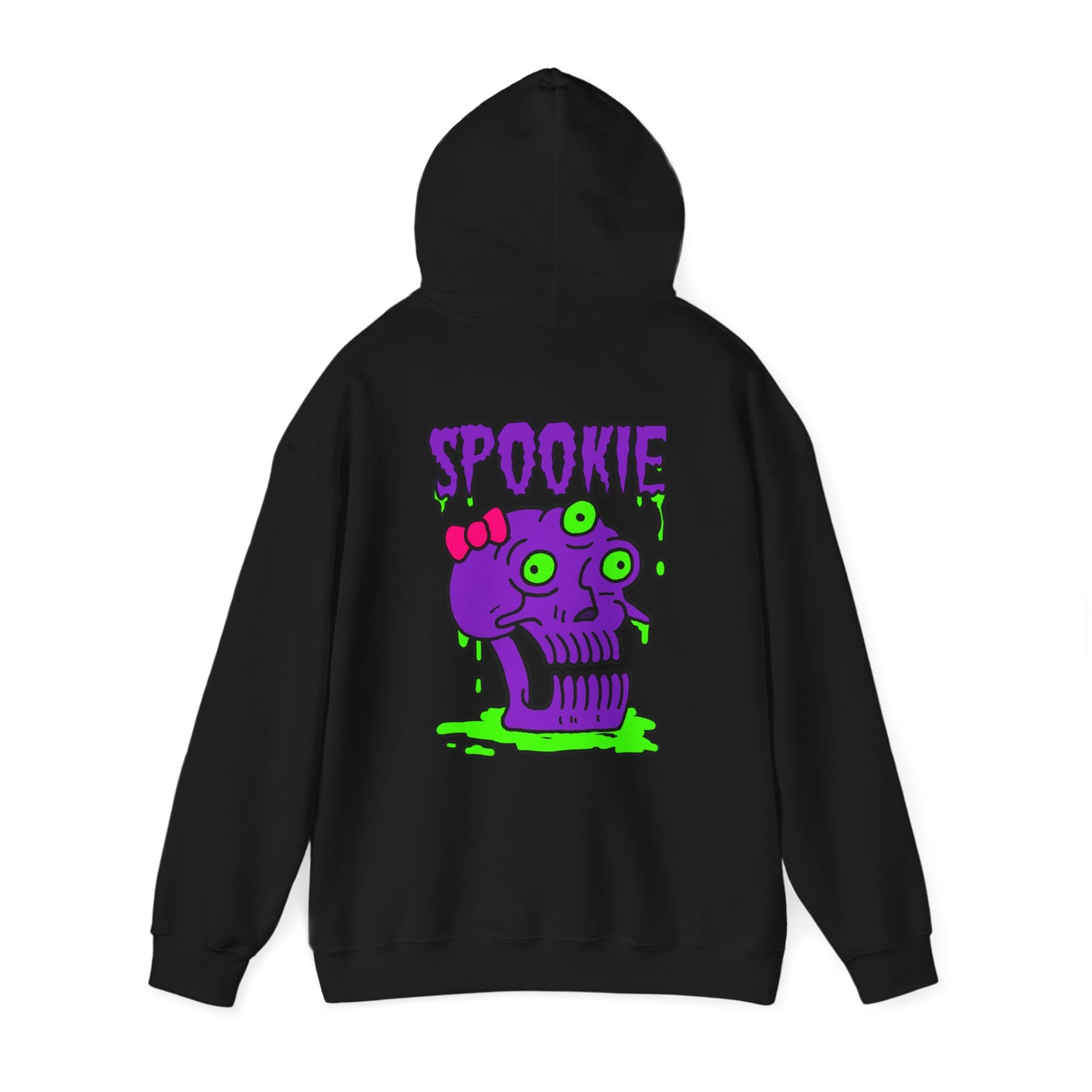 Unisex Hooded Sweatshirt -  Three-Eyed Skull 'Spookie' Design - ALIQUOS