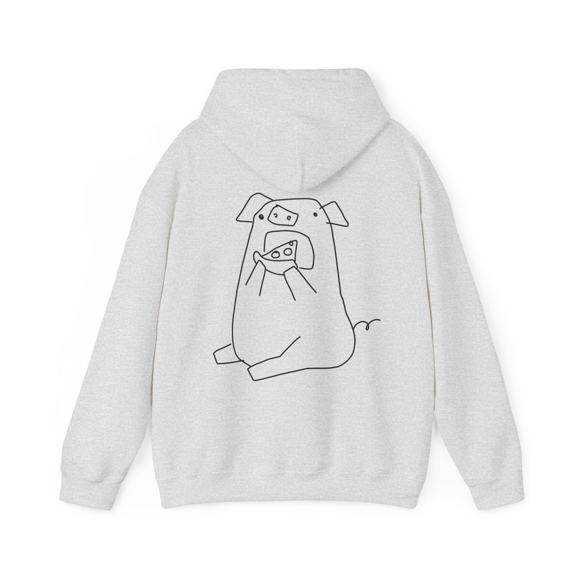 Pizza Piggy Unisex Hooded Sweatshirt - ALIQUOS
