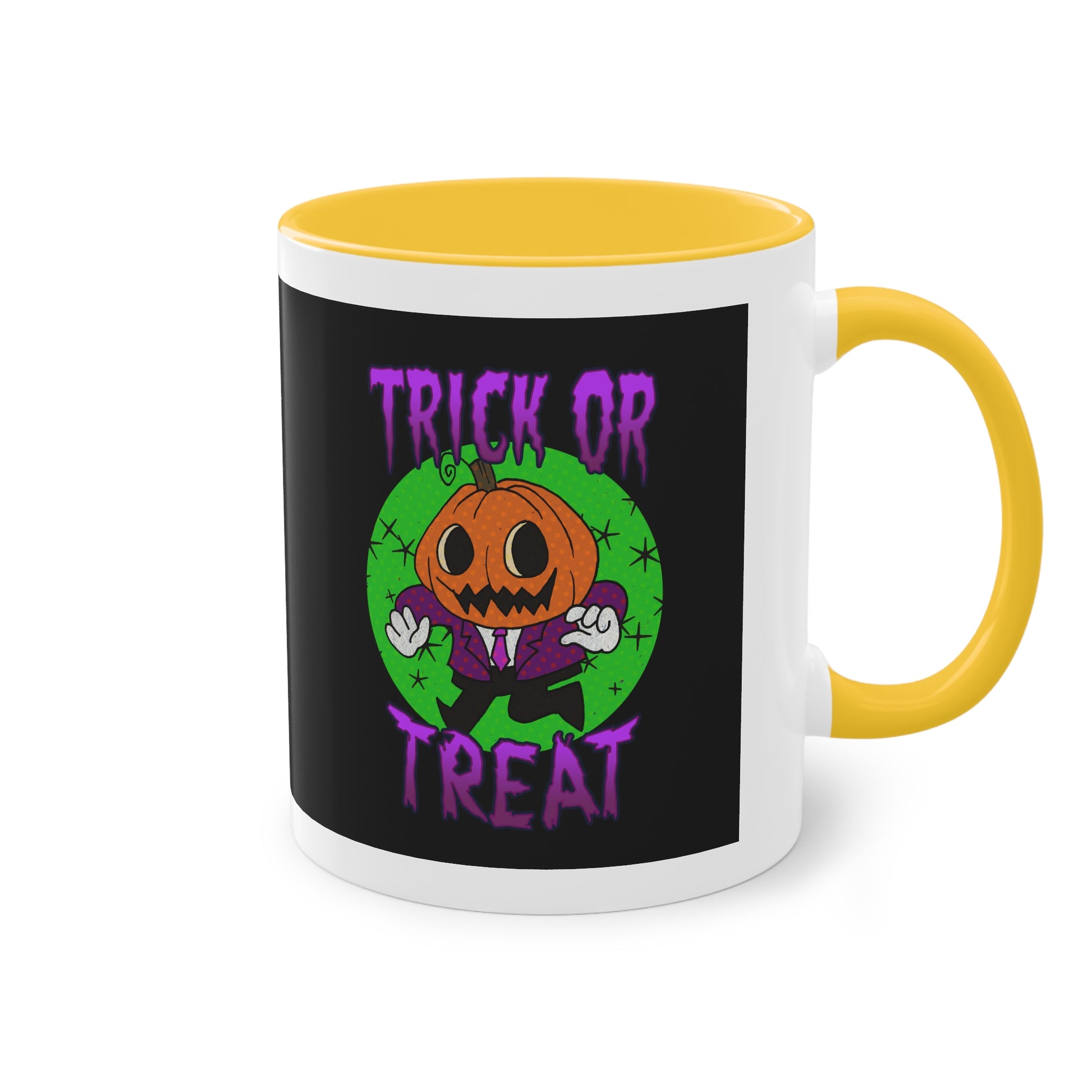Two Tone Mug - Halloween Jack O' Lantern - ALIQUOS