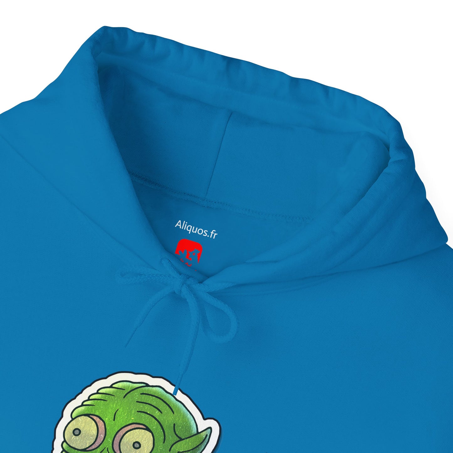 Unisex Hooded Sweatshirt - Water Monster Design - ALIQUOS