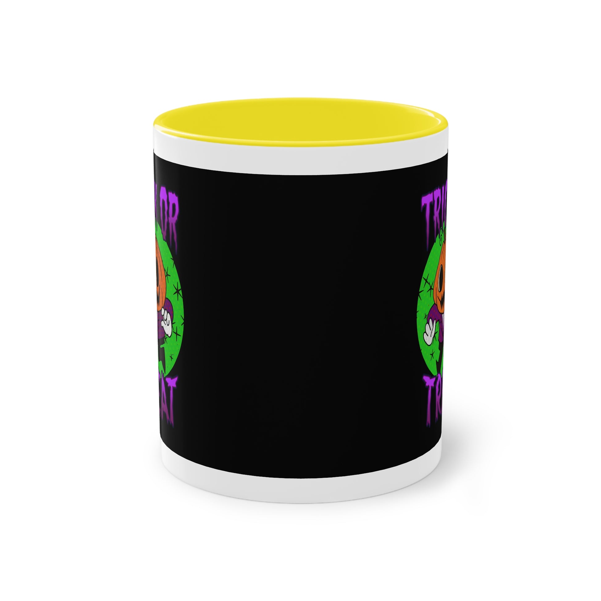 Two Tone Mug - Halloween Jack O' Lantern - ALIQUOS
