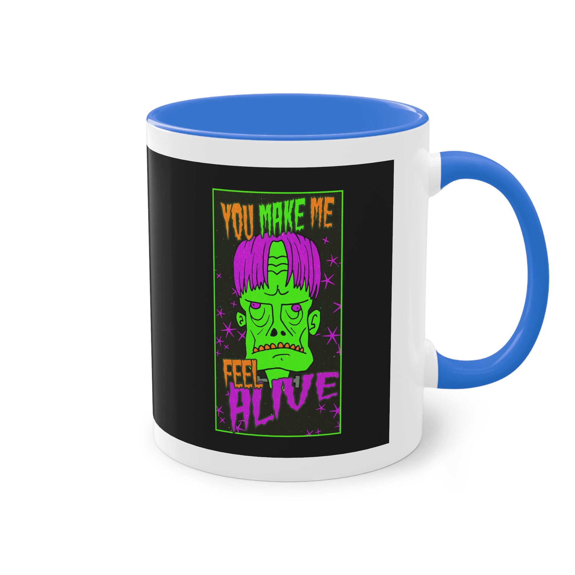Two Tone Mug - Frankenstein Monster Design - ALIQUOS