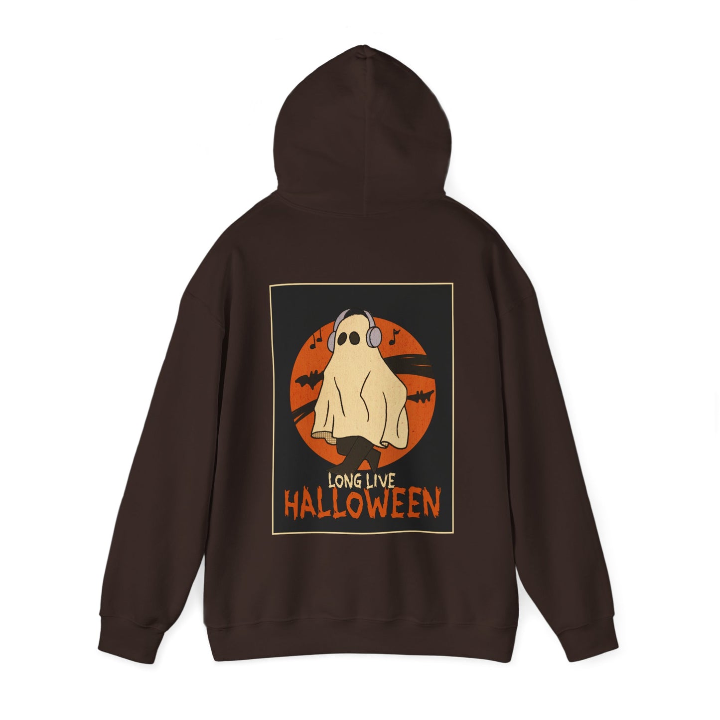 Sweat à capuche unisexe - Motif « Fantôme musical » 
