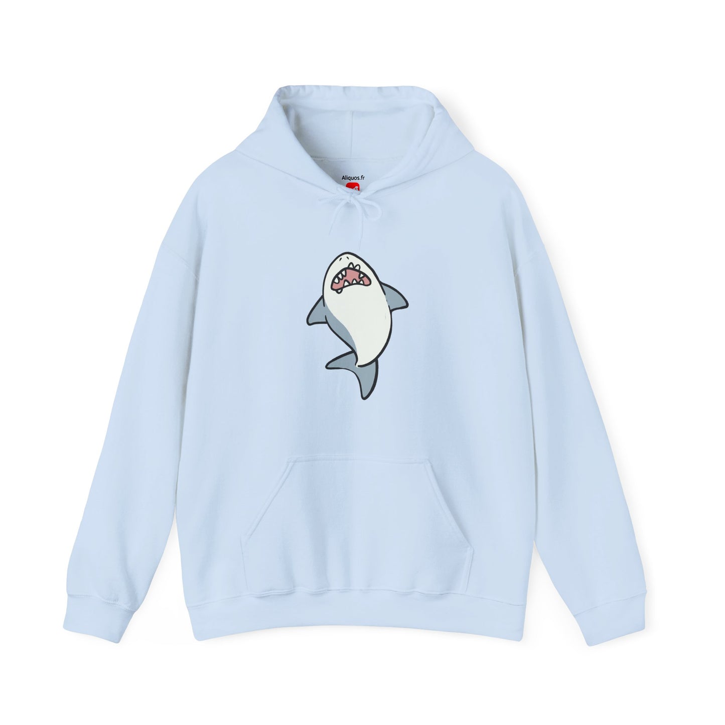 Sweat à capuche unisexe - Requin hurlant - Aliquos 