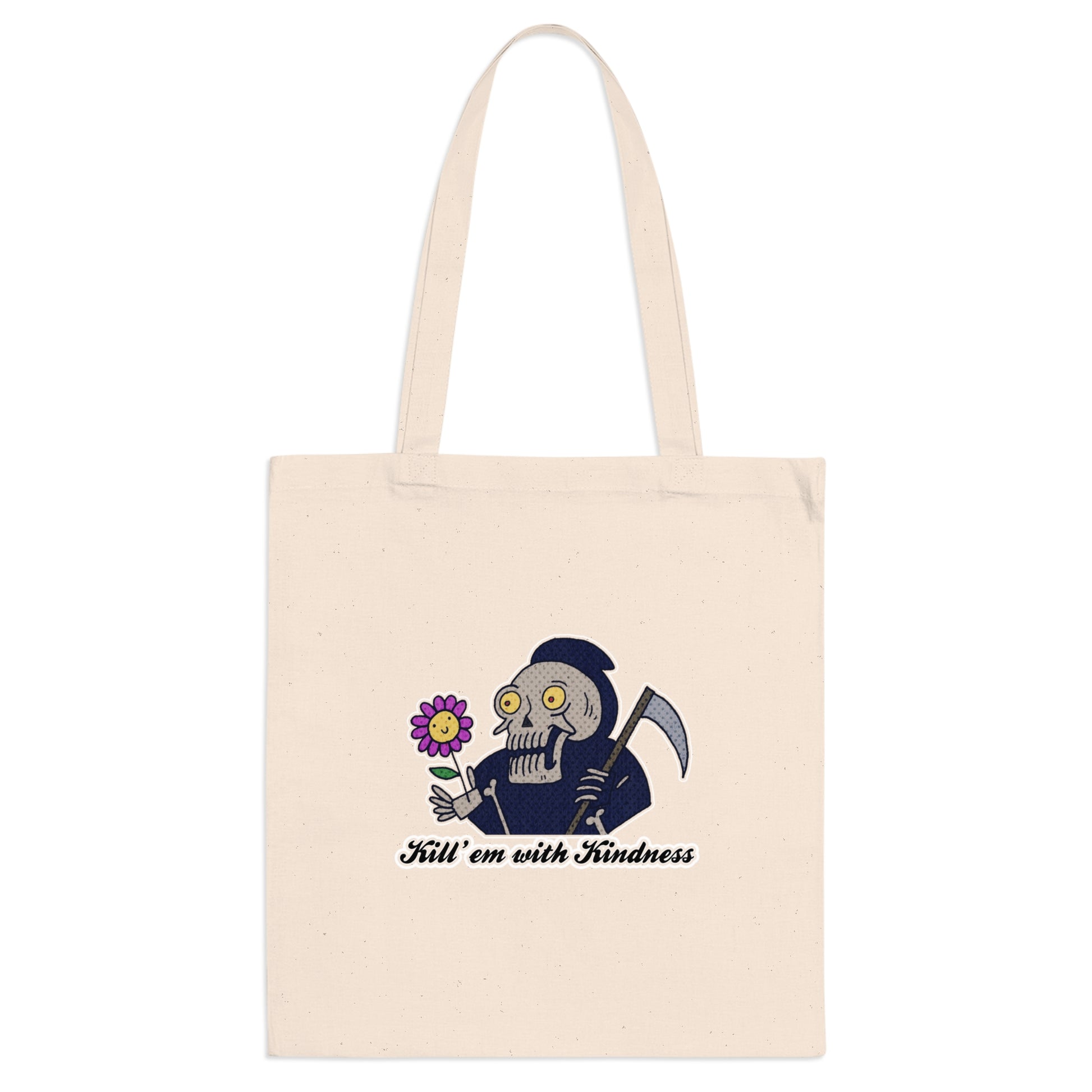 Tote Bag - Kill 'Em With Kindness Design - ALIQUOS