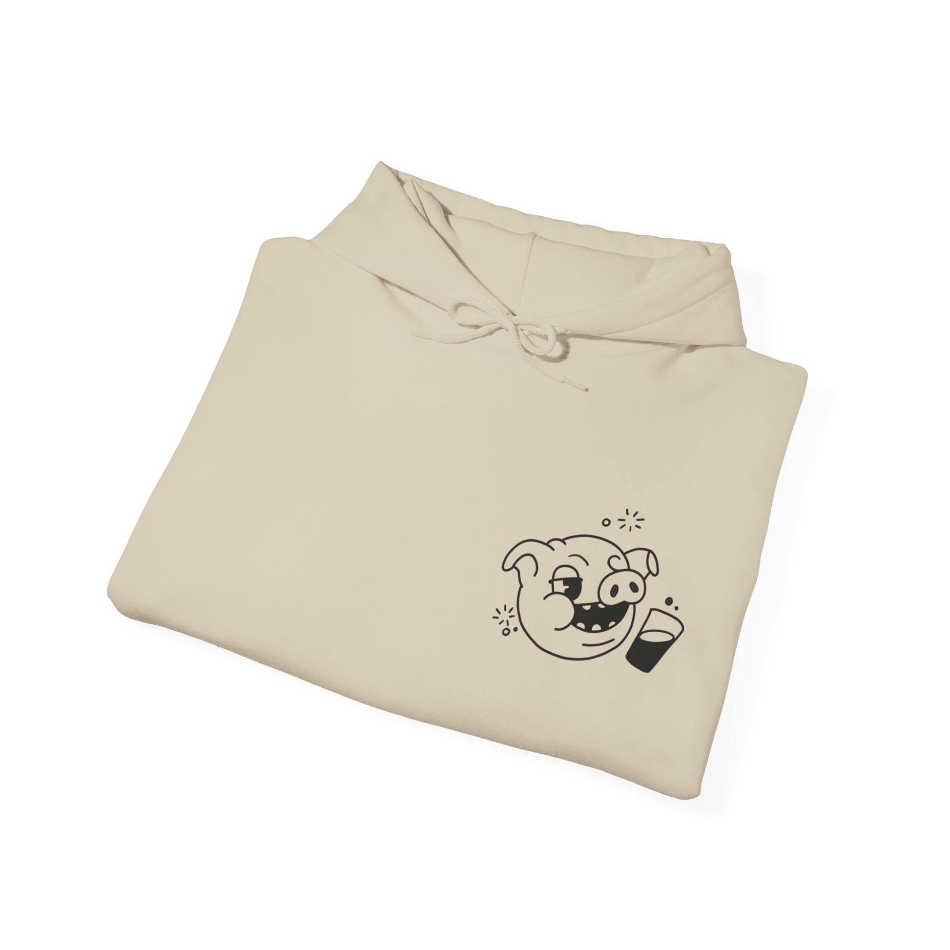 Drunken Piggy Unisex Hooded Sweatshirt - ALIQUOS