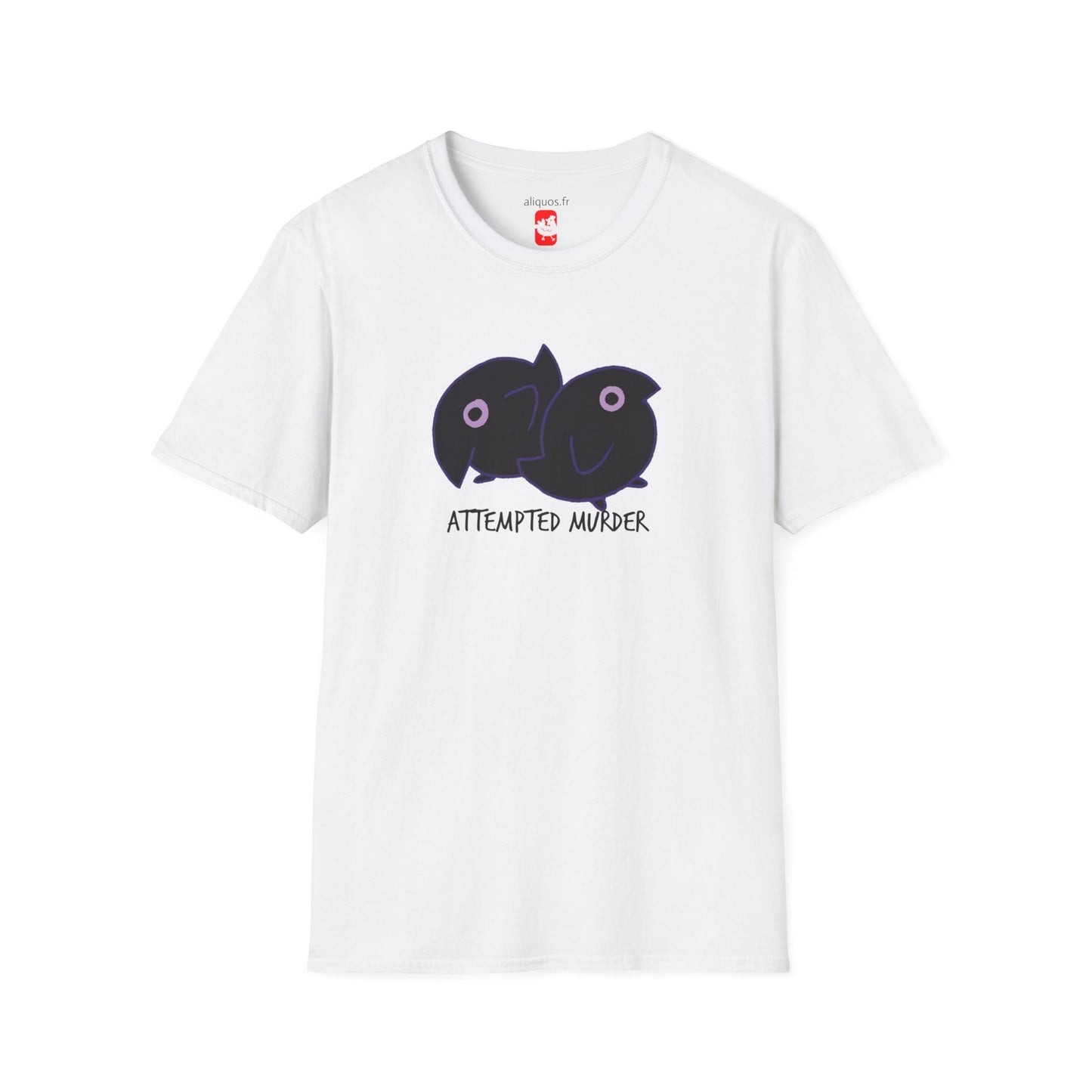 Unisex Tee - Attempted Murder Design - ALIQUOS