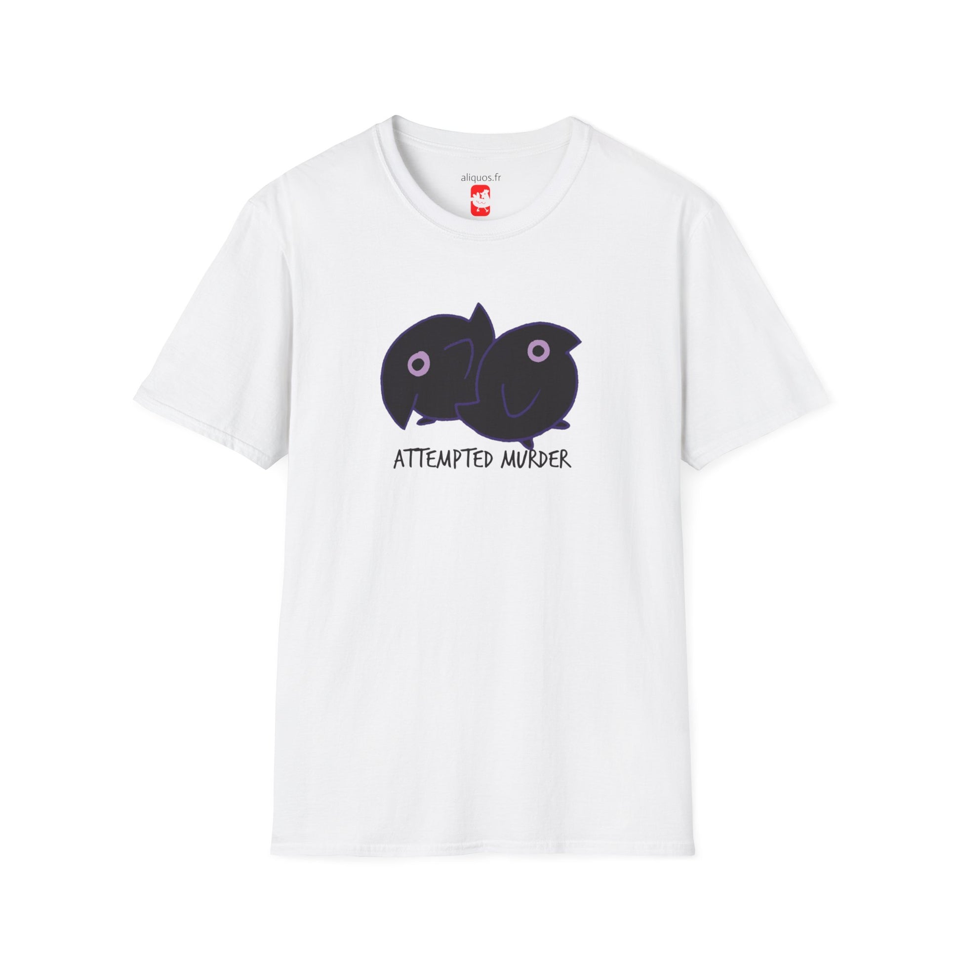 Unisex Tee - Attempted Murder Design - ALIQUOS