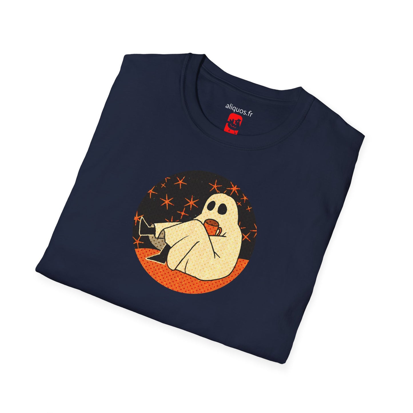Unisex T-Shirt - 'Moonlit Coffee' Design