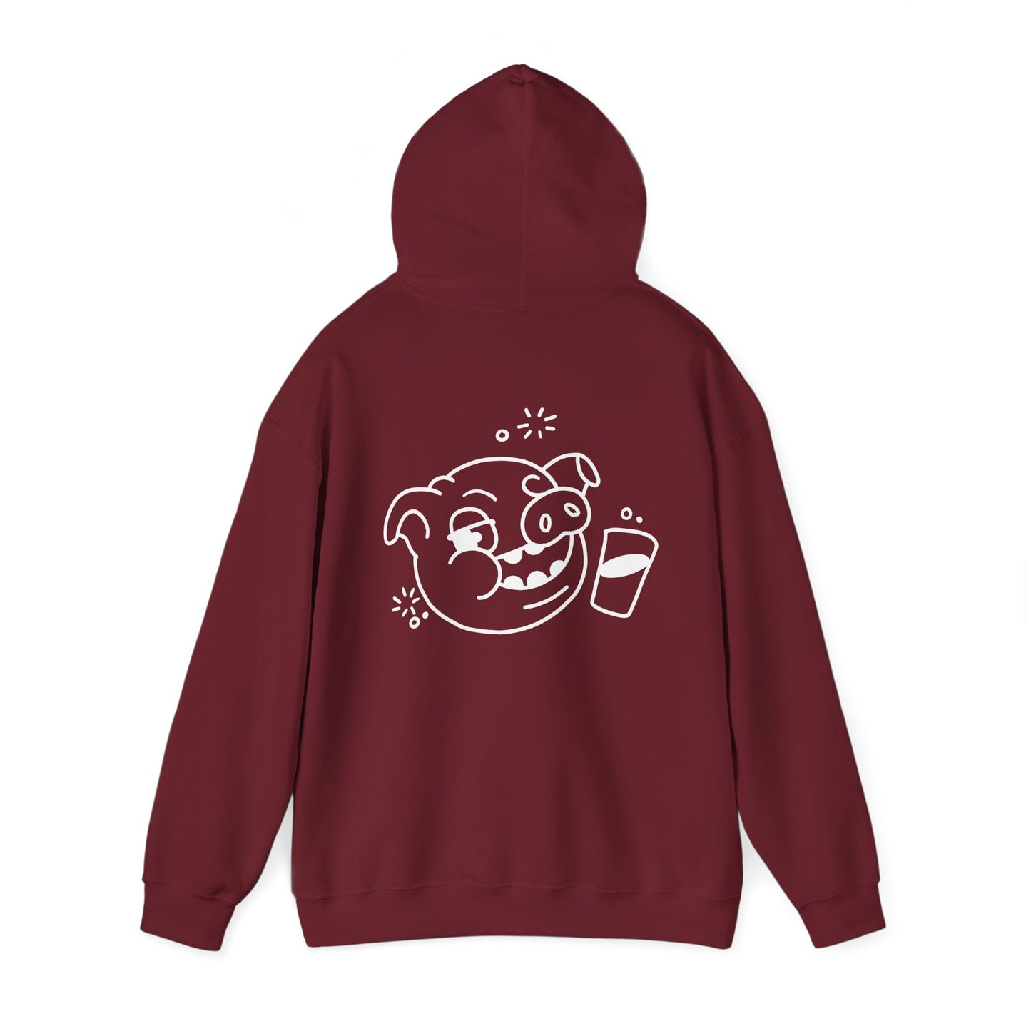 Drunken Piggy Unisex Hooded Sweatshirt - ALIQUOS