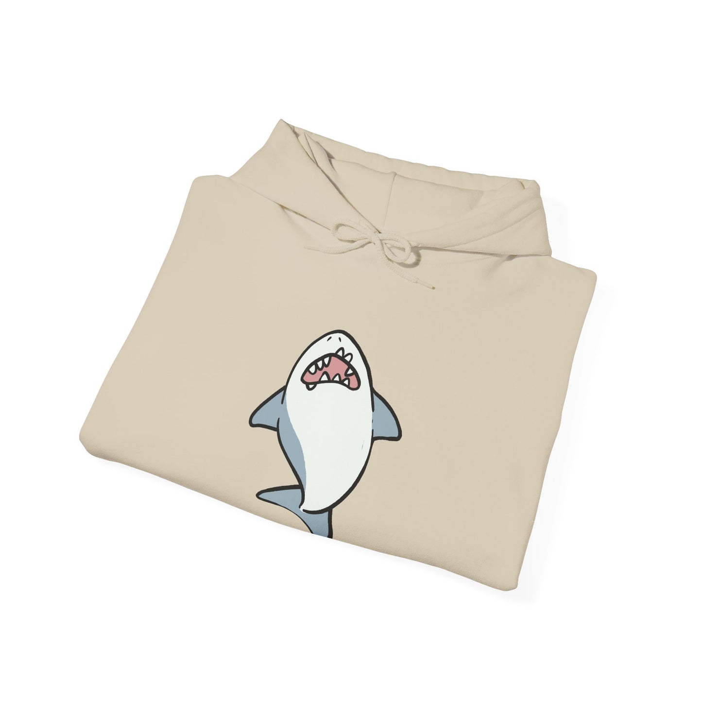 Sweat à capuche unisexe - Requin hurlant - Aliquos 