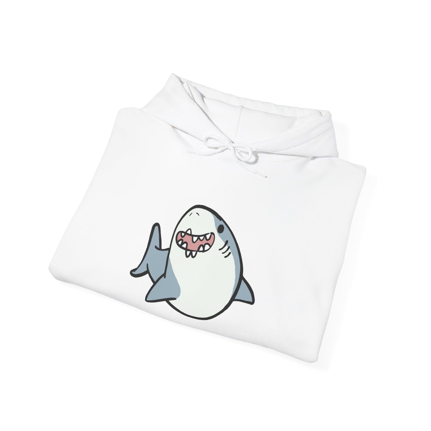 Sweat à capuche unisexe - Happy Shark - Aliquos 