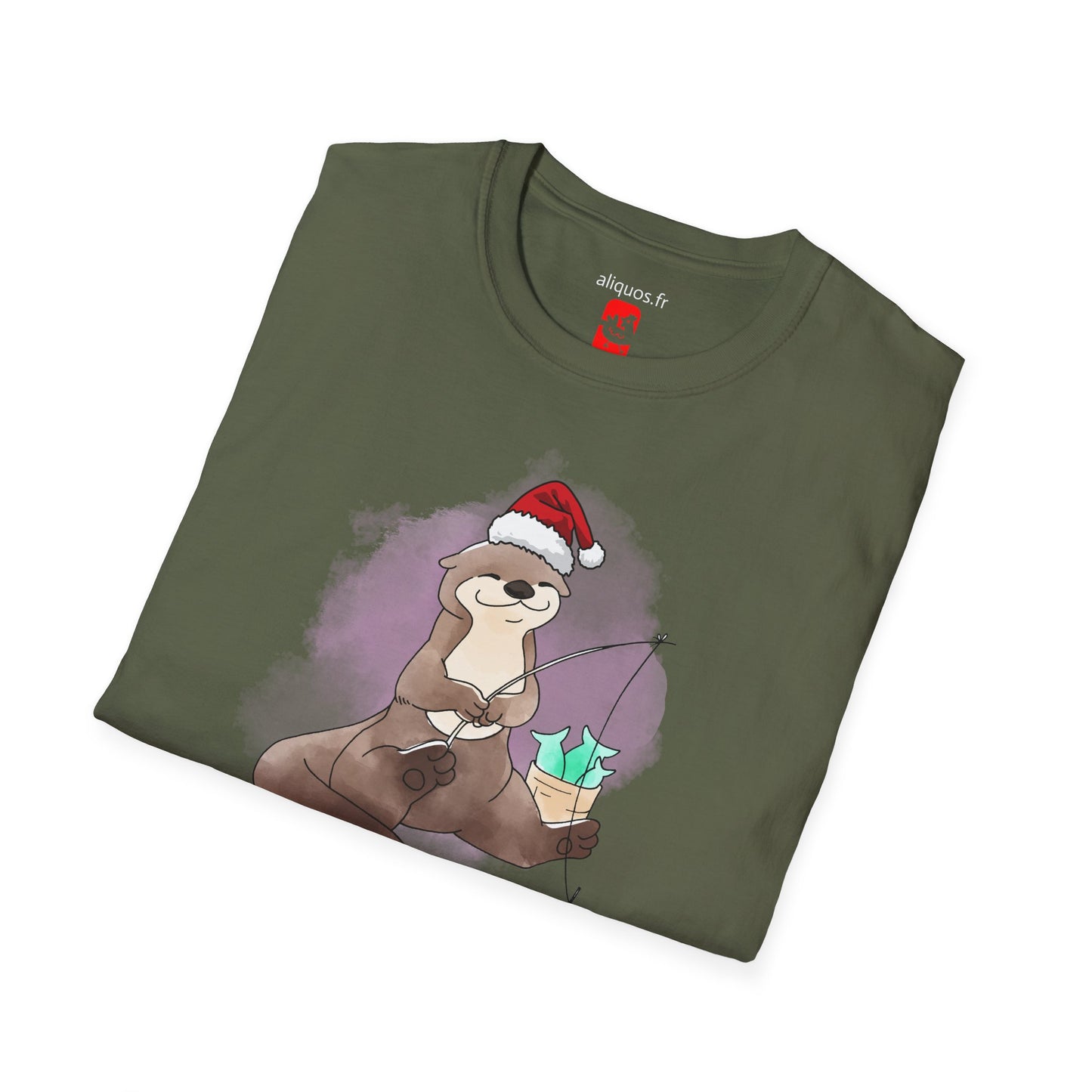 Unisex T-Shirt - Christmas Otter 6