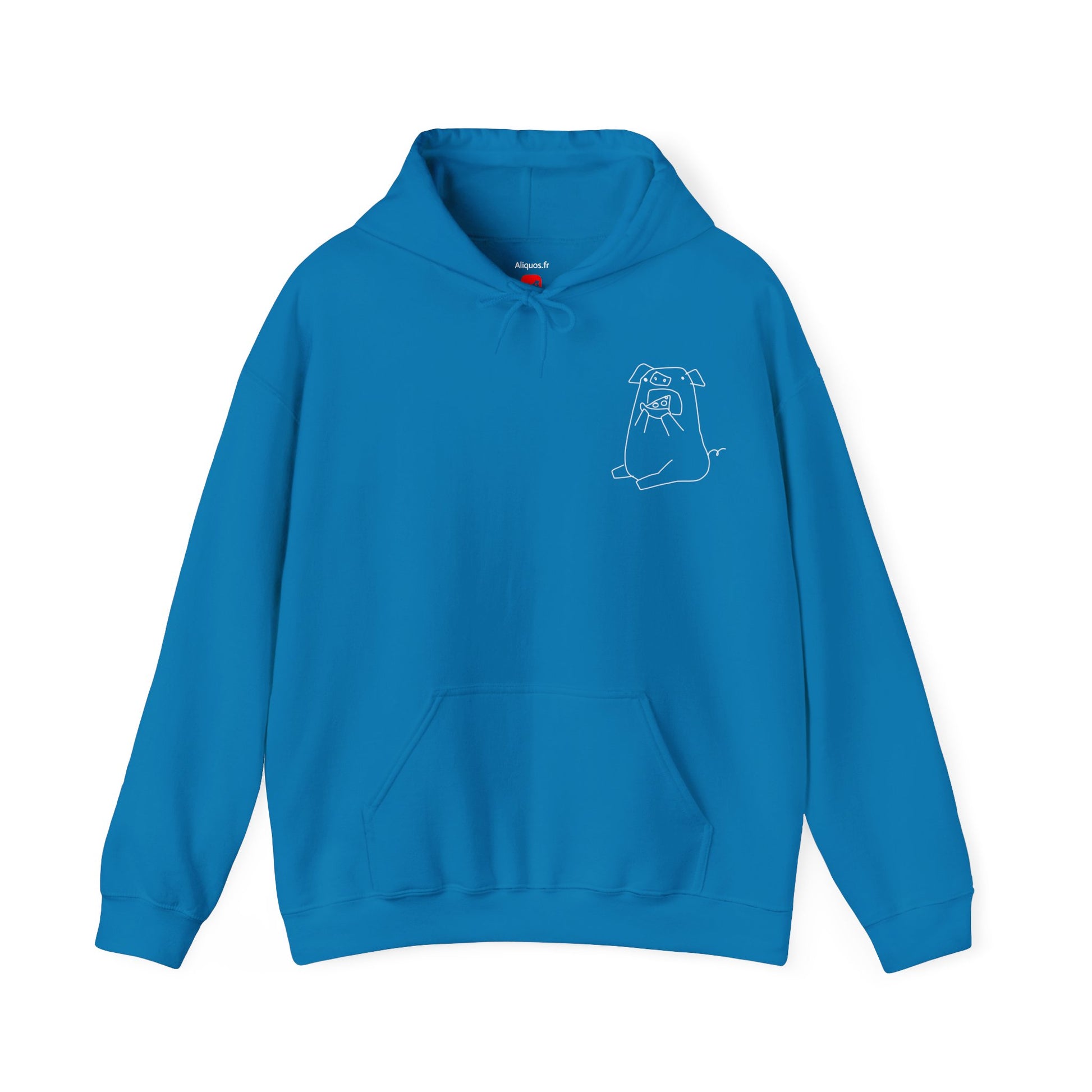 Pizza Piggy Unisex Hooded Sweatshirt - ALIQUOS