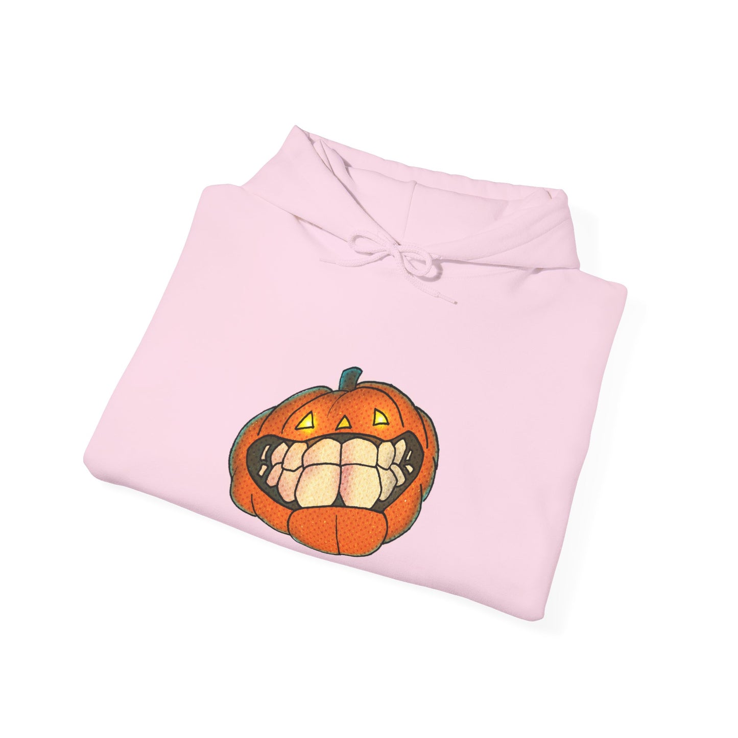 Sweat à capuche unisexe - Motif « citrouille souriante » 