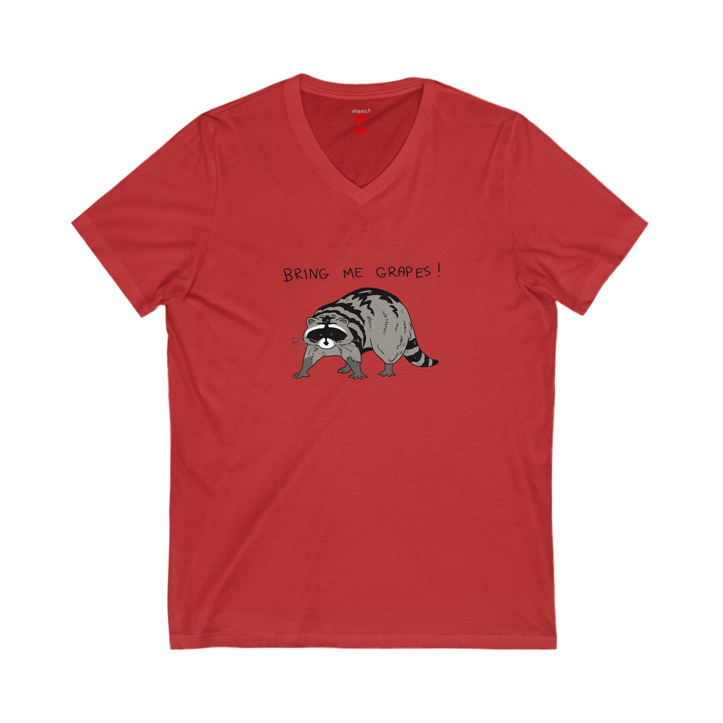 Bring Me Grapes Women's V-Neck T Shirt - ALIQUOS