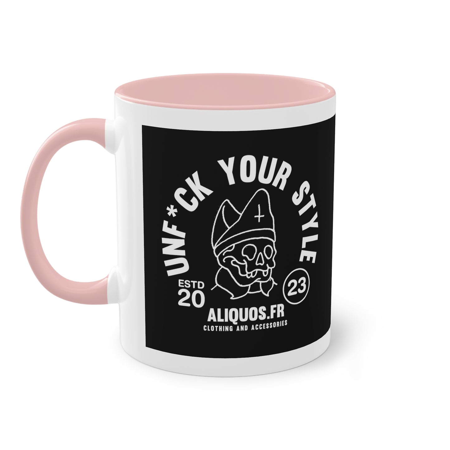 Evil Bishop Two-Tone Coffee Mug, 11oz - ALIQUOS