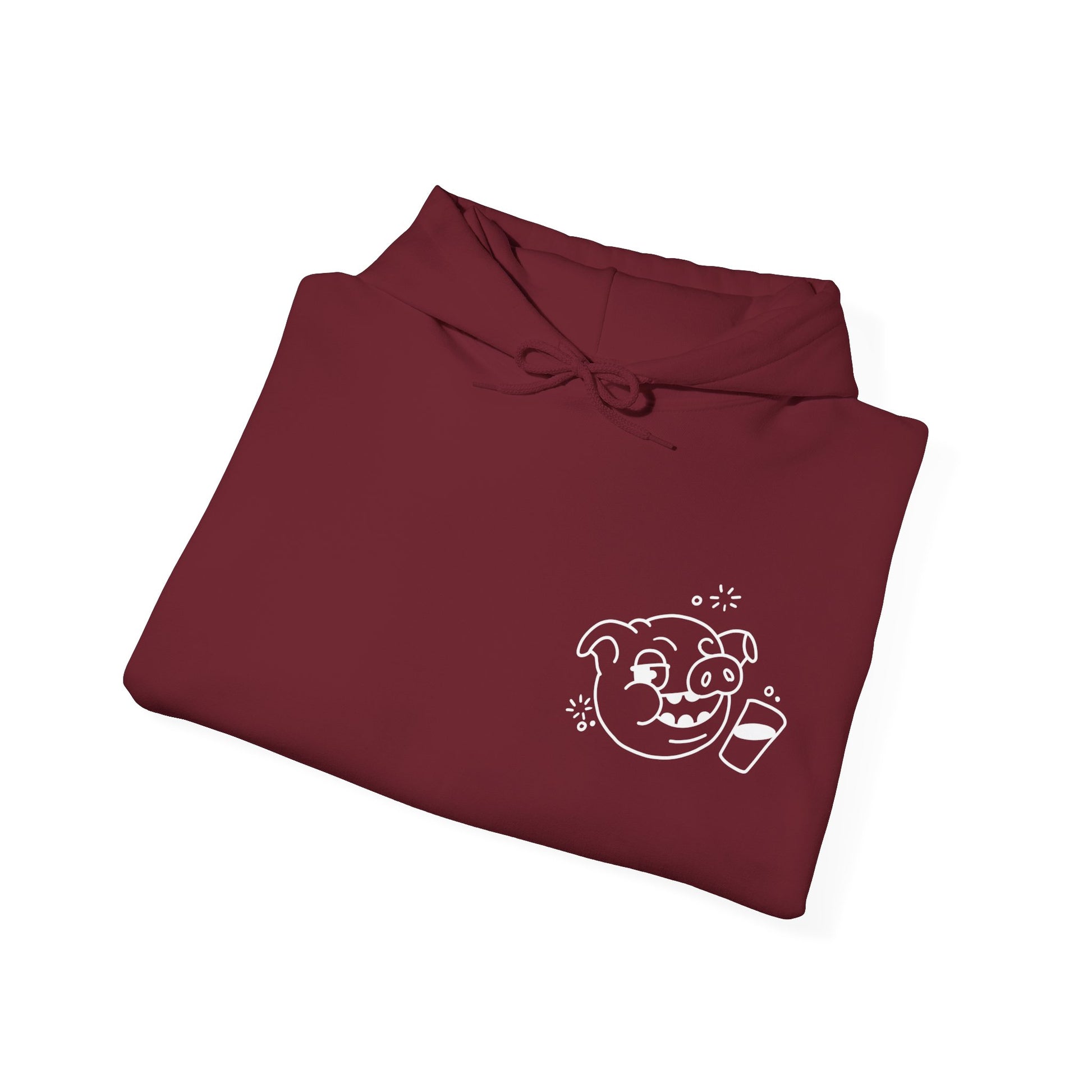 Drunken Piggy Unisex Hooded Sweatshirt - ALIQUOS