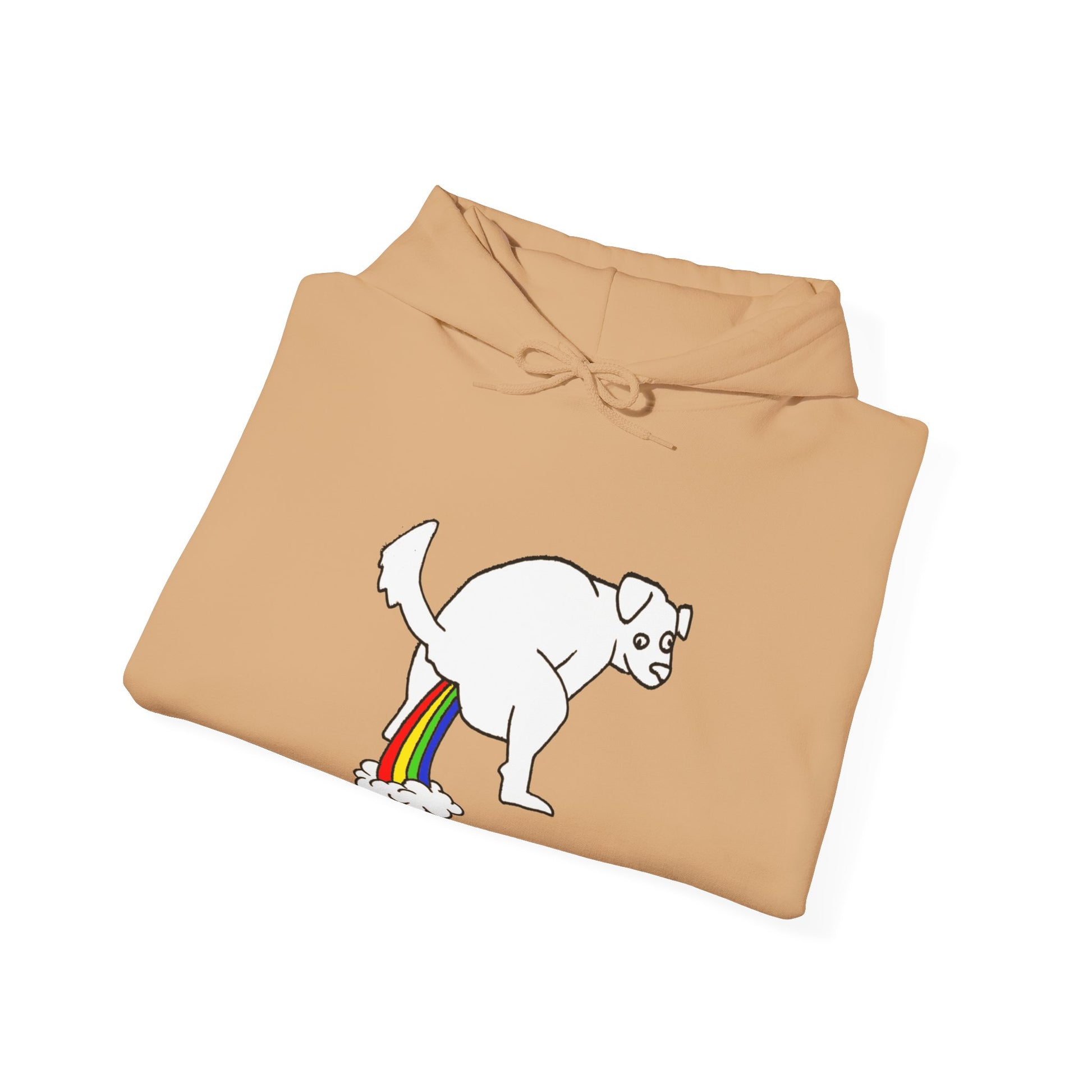 Unisex Hooded Sweatshirt -  Doggy Rainbow Factory - ALIQUOS