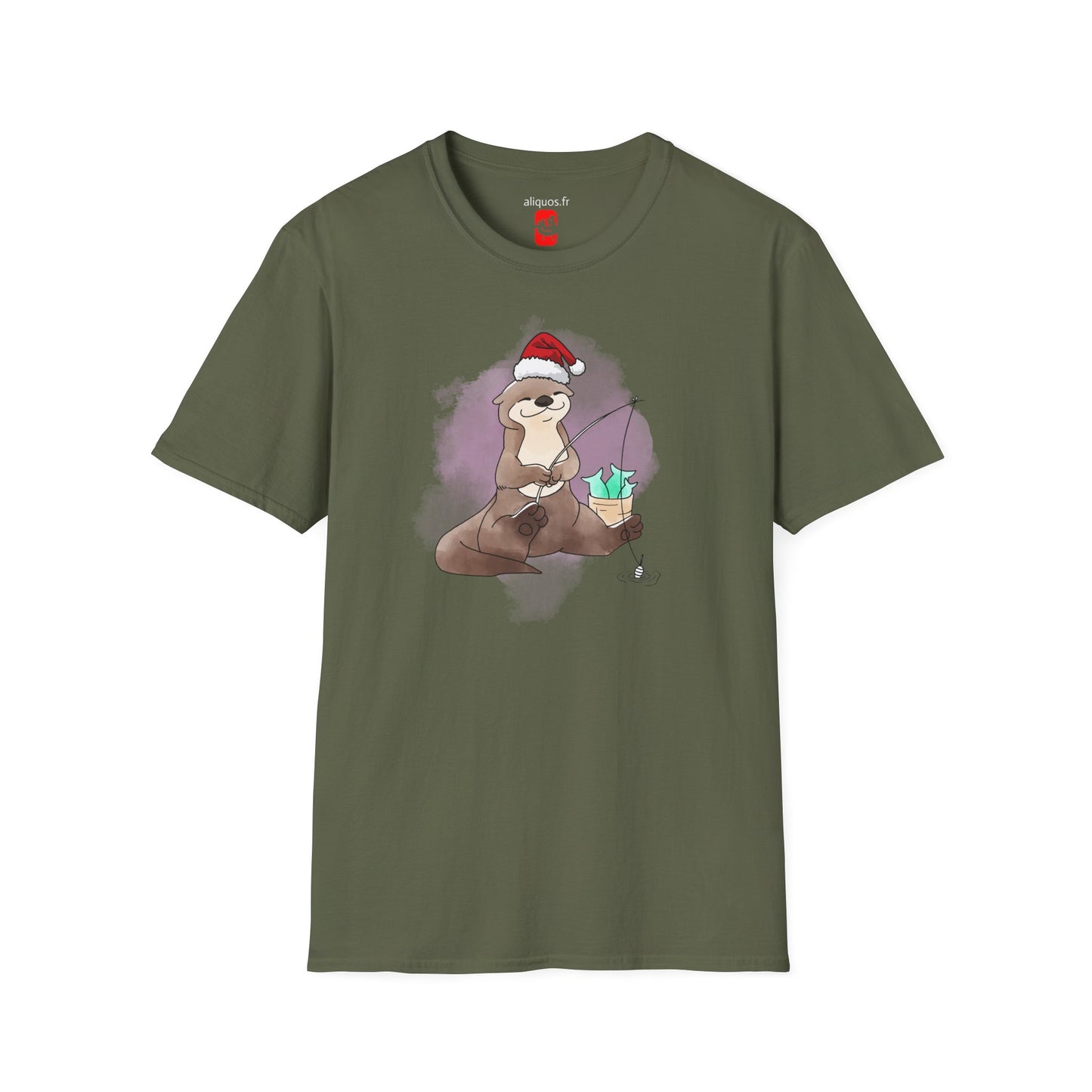 Unisex T-Shirt - Christmas Otter 6