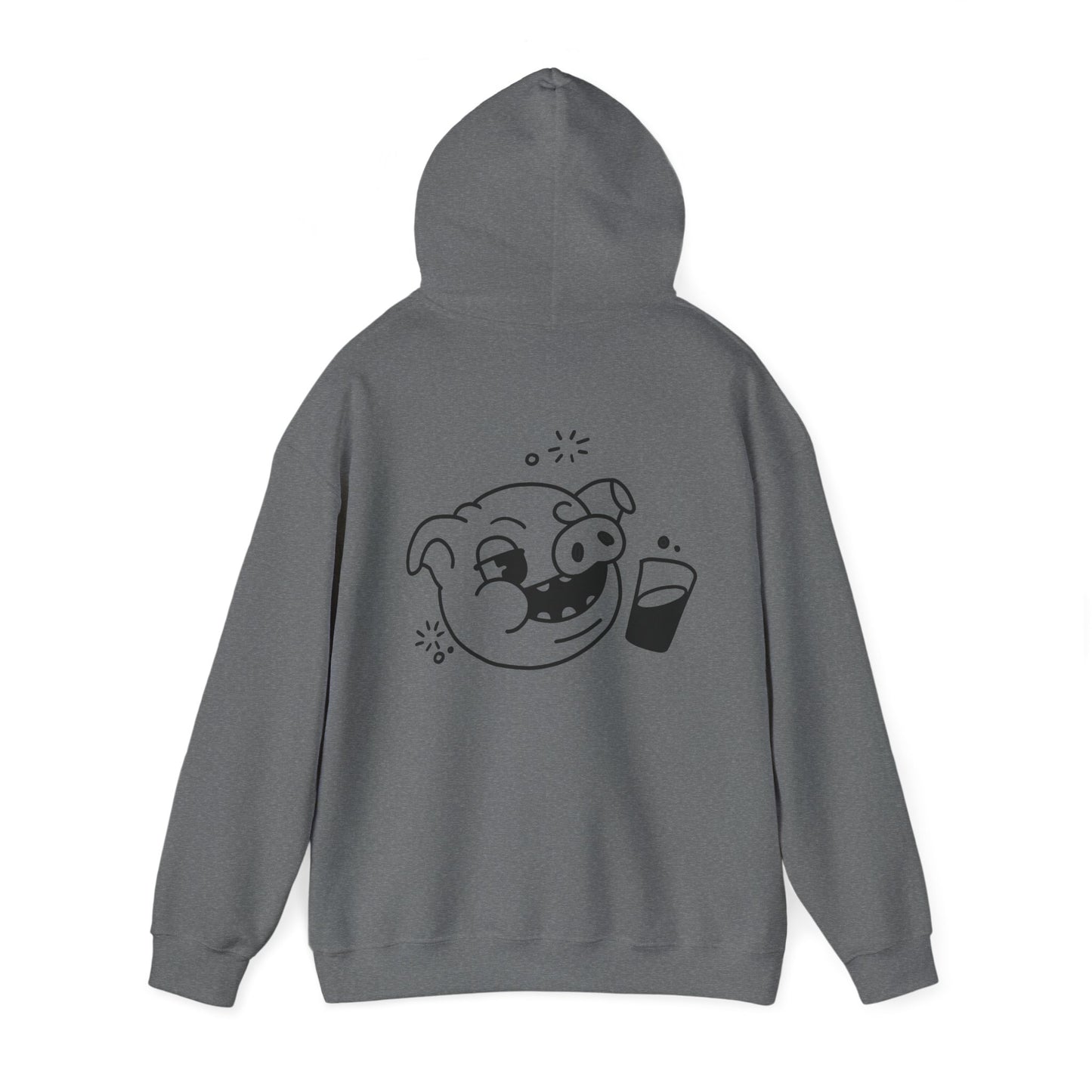 Drunken Piggy Unisex Hooded Sweatshirt - ALIQUOS