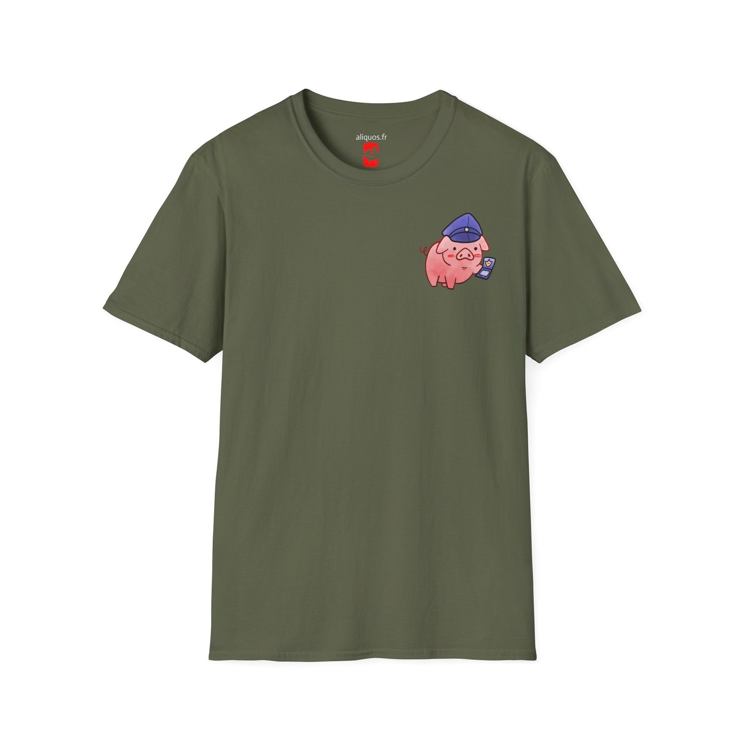 Unisex T-Shirt - Officer Piggy -  Aliquos