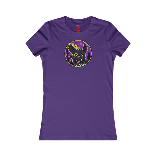 Tailliertes T-Shirt für Damen – Design „Baaaaaat“ 