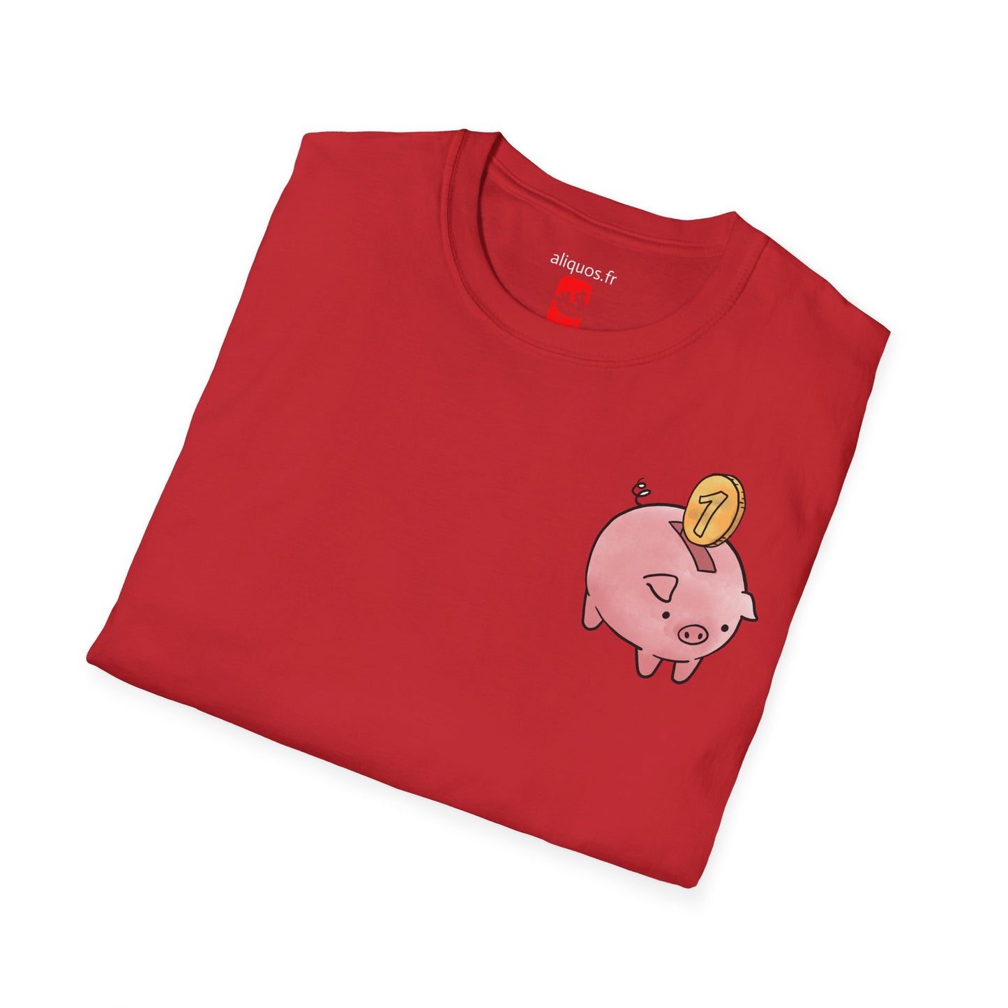 Unisex T-Shirt - Piggy Bank -  Aliquos