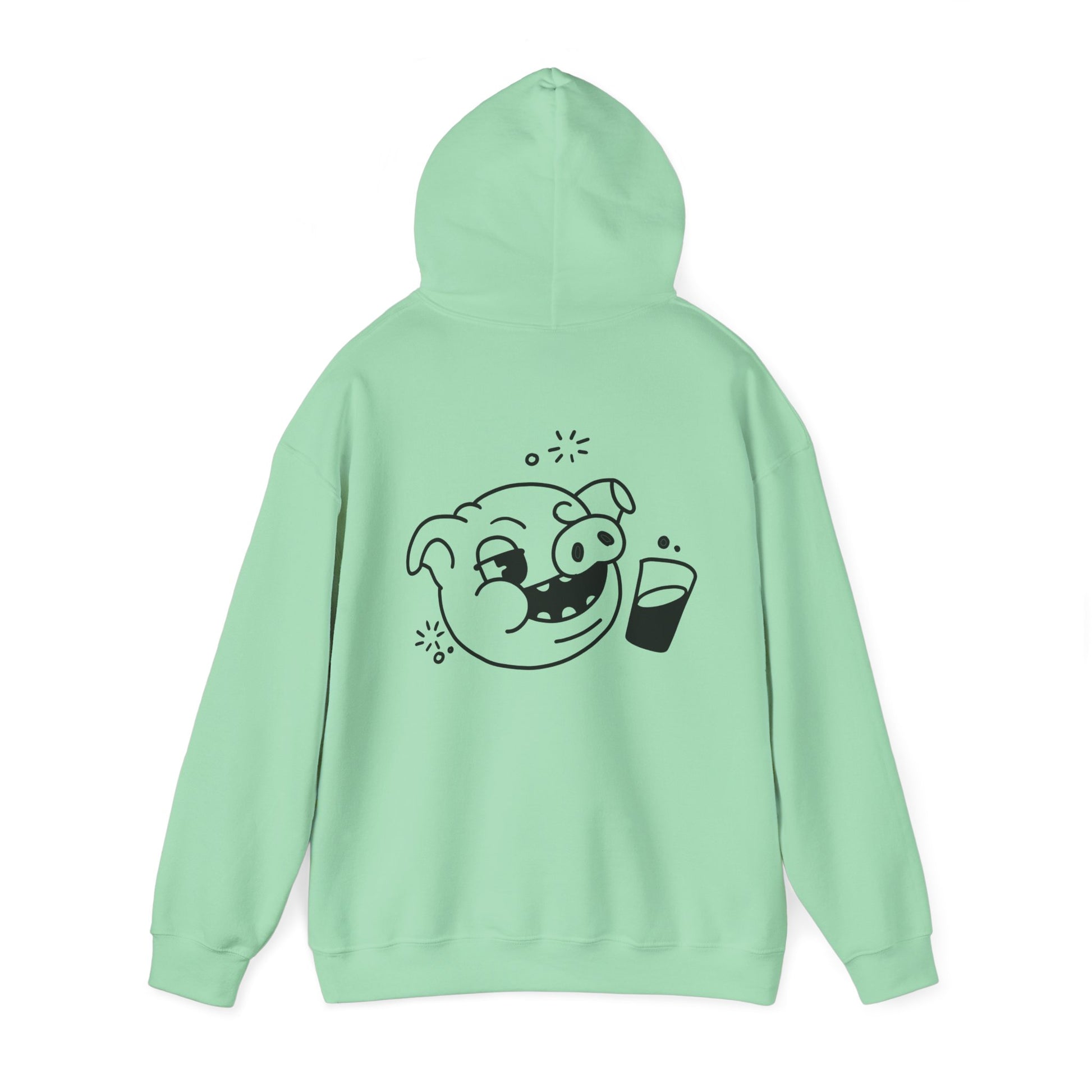 Drunken Piggy Unisex Hooded Sweatshirt - ALIQUOS