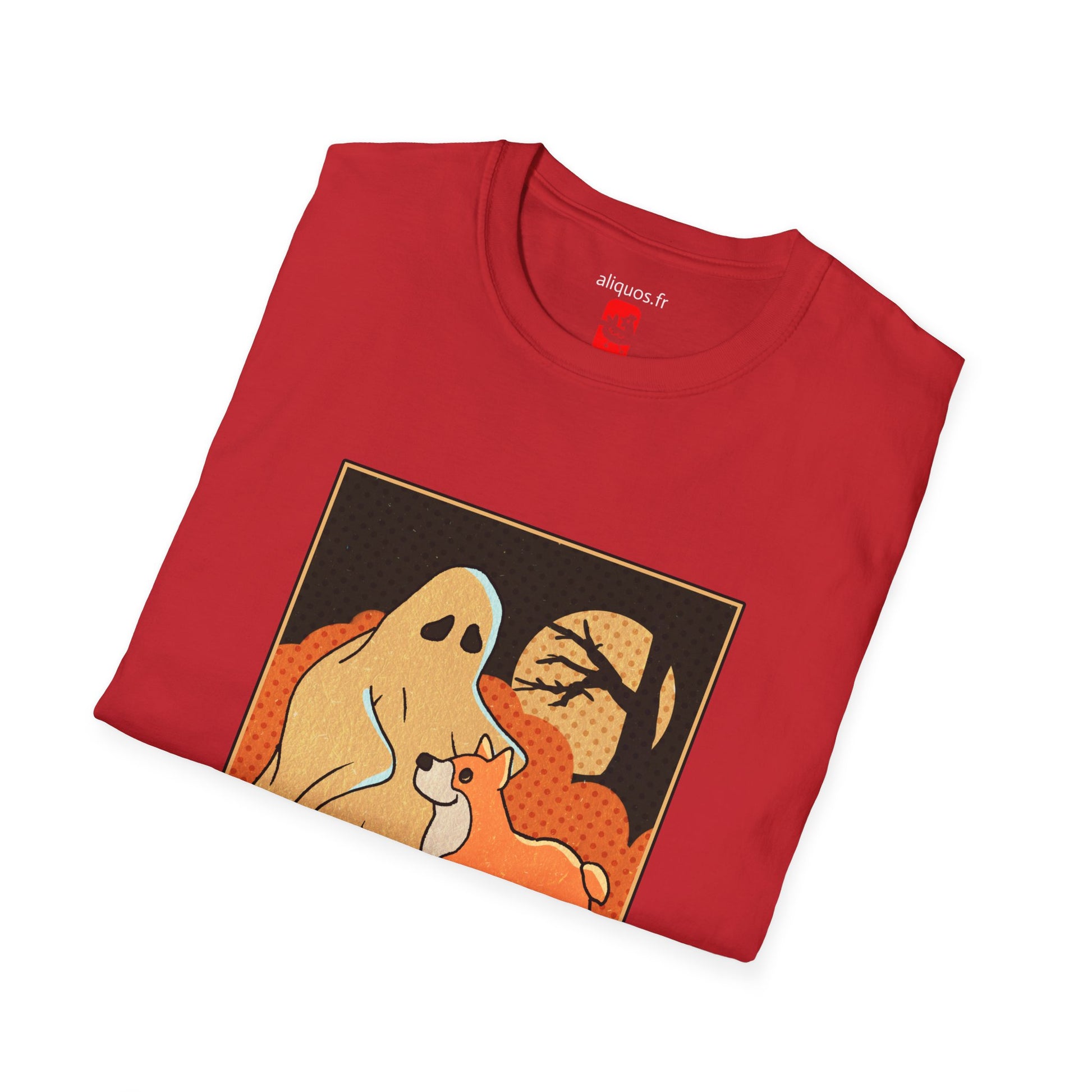 Unisex T-Shirt - 'Dogs won't ghost you' - ALIQUOS