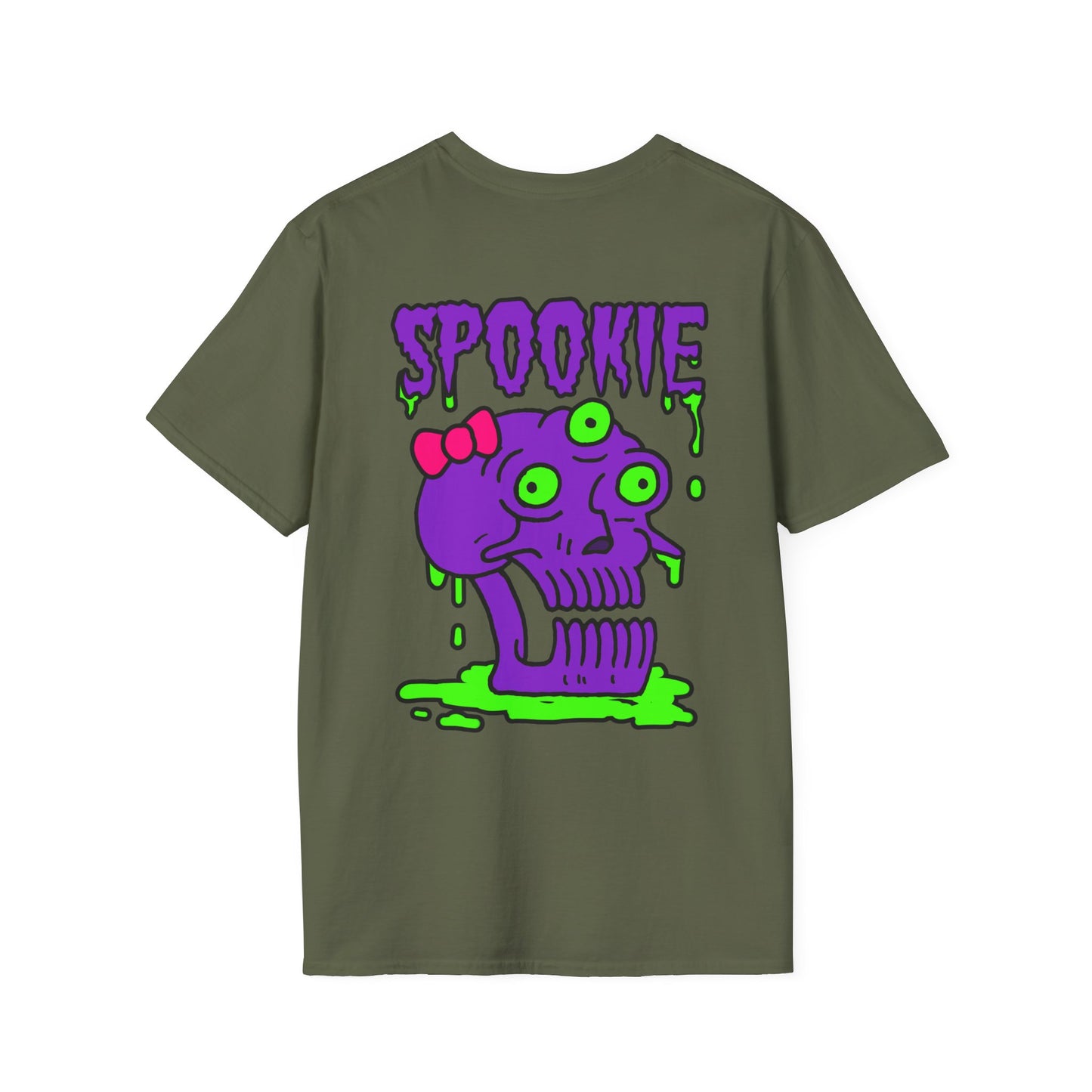 Unisex Tee - Three-Eyed Skull 'Spookie' Design - ALIQUOS